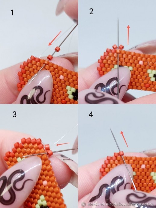 Основы кирпичного плетения из бисера