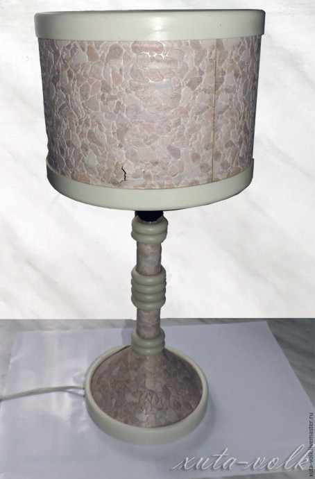 Настольная лампа с ракушками