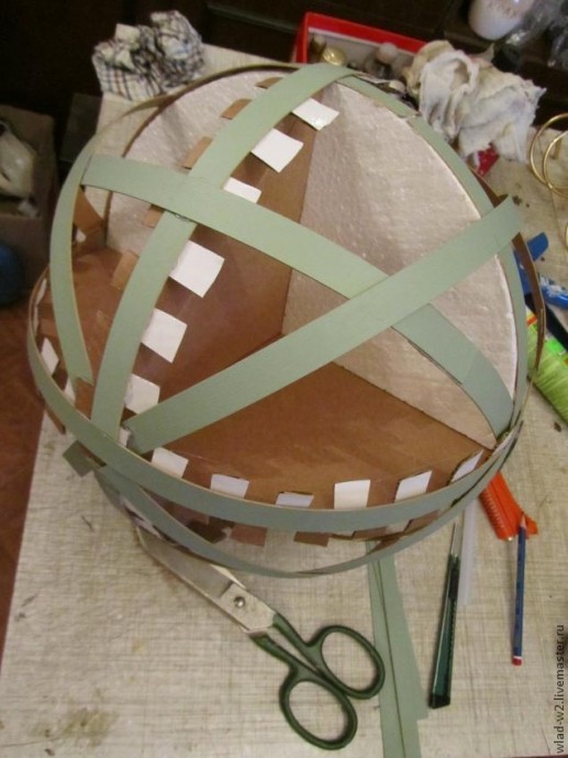 Шлем водолаза из папье-маше