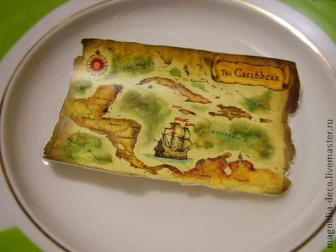 Декорирование бутылки "В поисках забытых сокровищ"