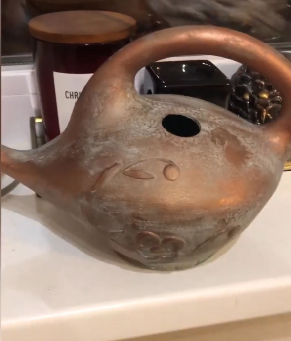 Превращение пластмассовой лейки в медную