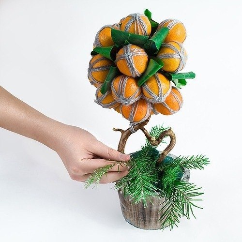 Апельсиновое дерево-топиарий из мыла ручной работы № - купить в Украине на апекс124.рф