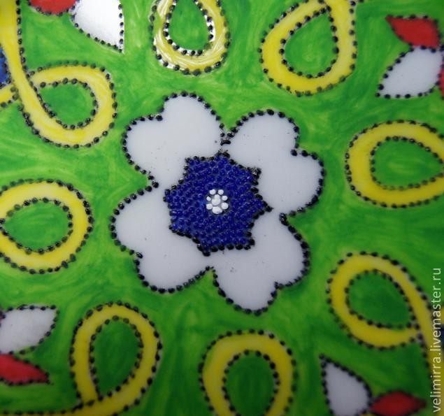 Таджикский орнамент тарелки