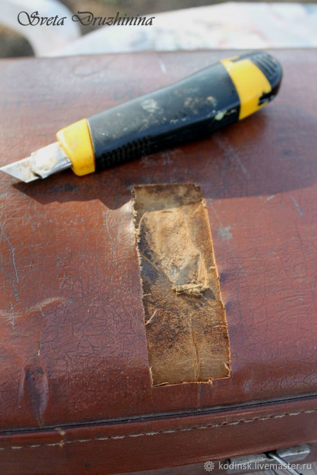 Реставрация чемодана