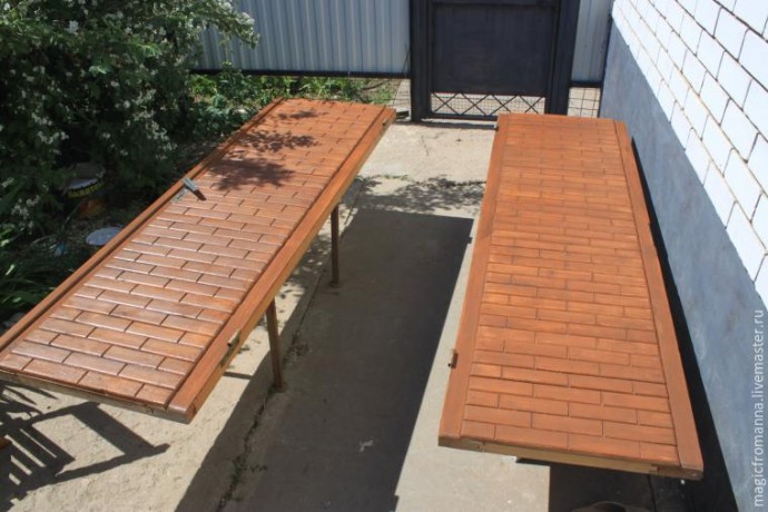 Расписываем старое крылечко