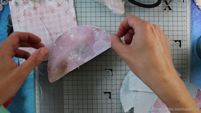 Салфетница (подставка) в стиле шебби шик