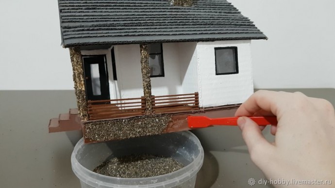 Современный дом из картона своими руками