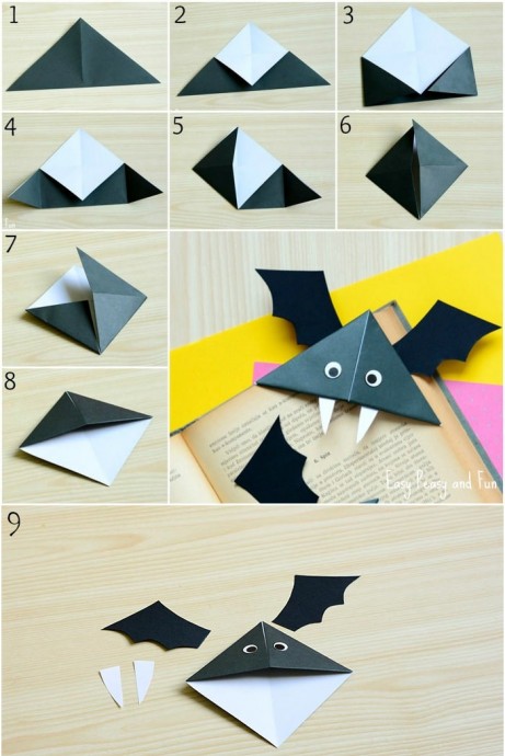Как сделать закладку из бумаги