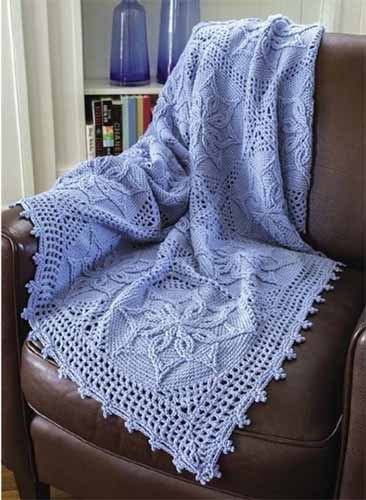 Роскошный мотив для пледа