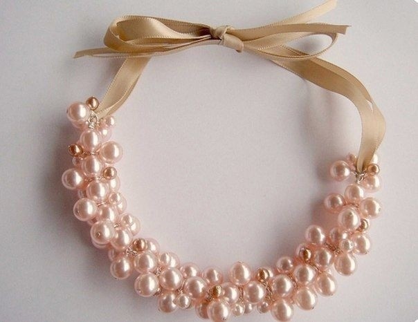 Нежное ожерелье из жемчуга