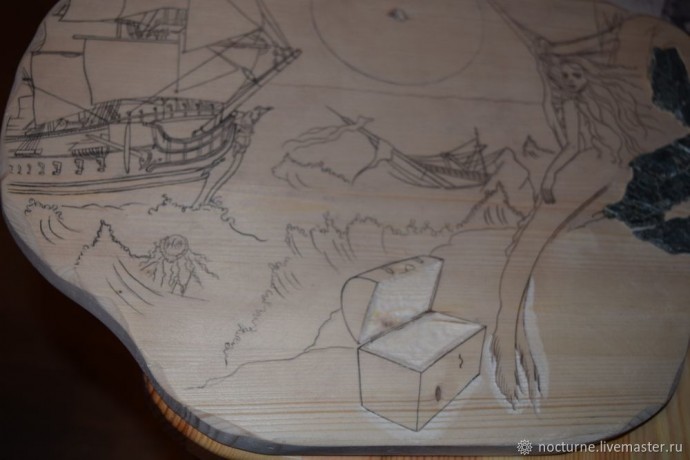 Изготавливаем часы "На странных берегах"