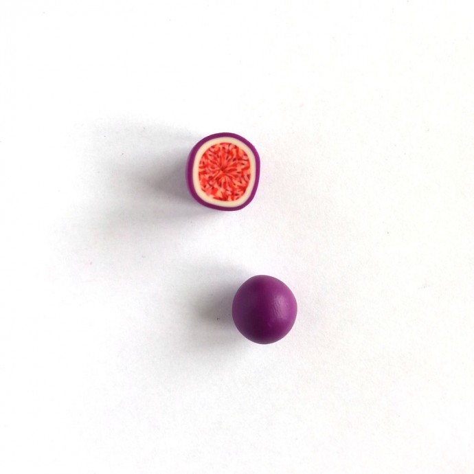 Реалистичный инжир из полимерной глины