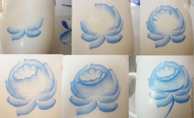 Гжельская роспись