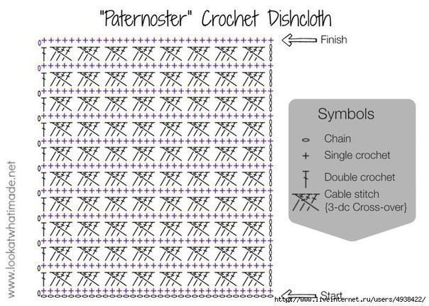 Интересный узор крючком