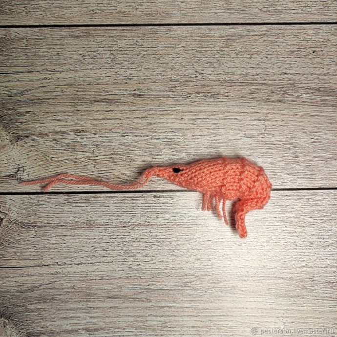 Вязаные креветки