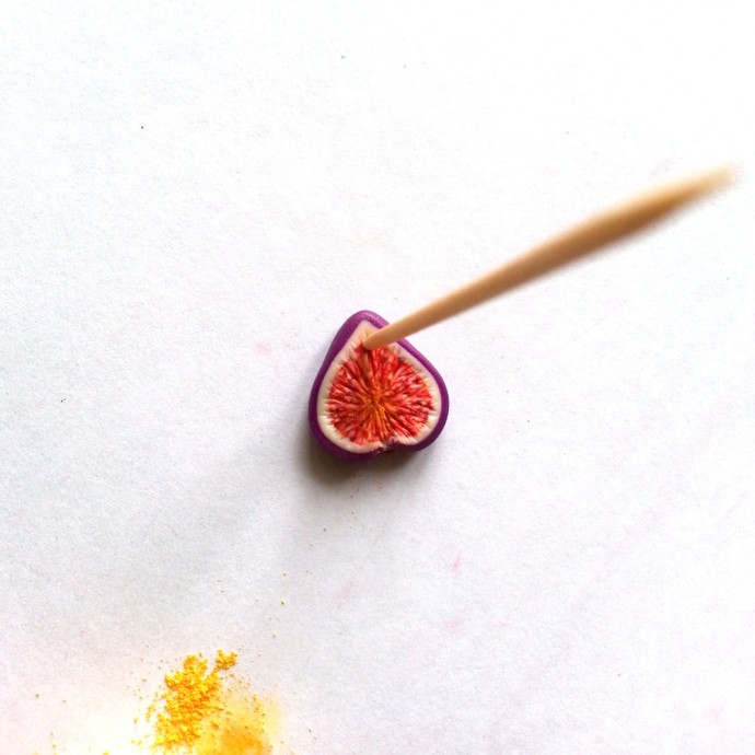 Реалистичный инжир из полимерной глины