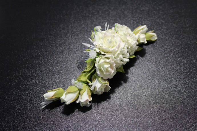 Свадебный гребень с розами