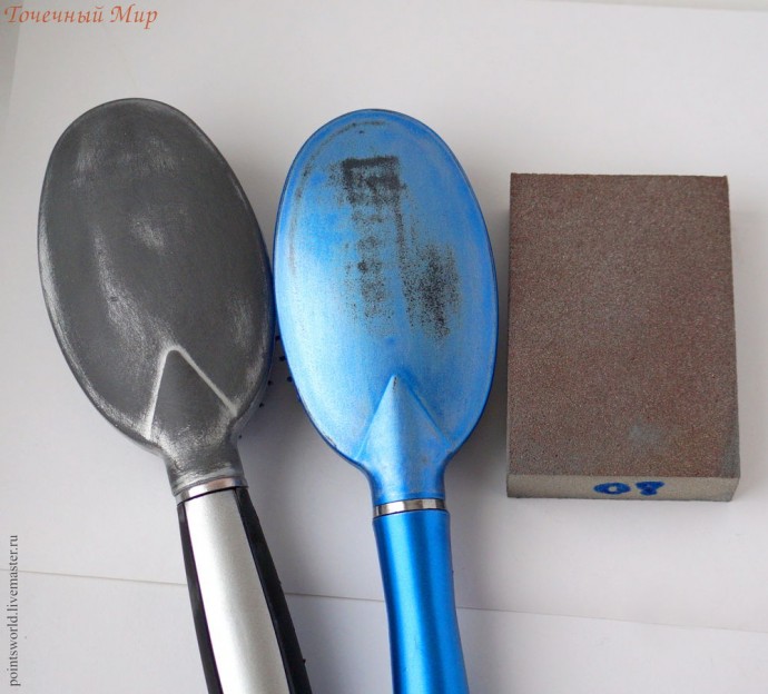 Массажные расчески в технике точечной росписи