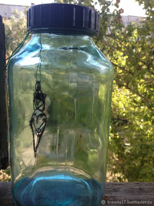 Делаем подвеску "Сердце луны" из медной проволоки и лунного камня: часть 2