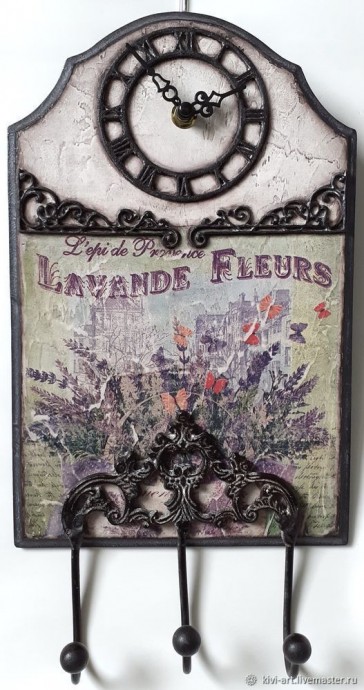 Декорируем часы "Экс-ан-Прованс": часть 1