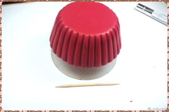 Мастерим шкатулку-держатель для фото "Малиново-шоколадный капкейк": часть 3