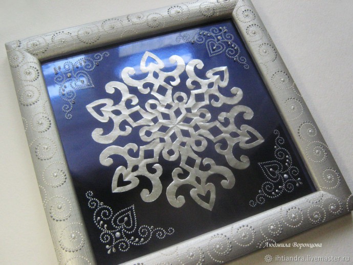 Оригинальное панно из бумажных узоров: часть 2