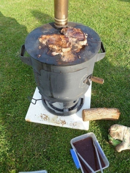 Печь из газового баллона