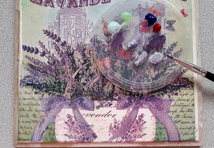 Декорируем часы "Экс-ан-Прованс": часть 2