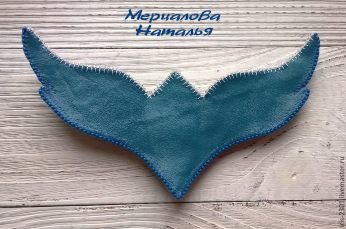 Колье "Небо, море, облака"