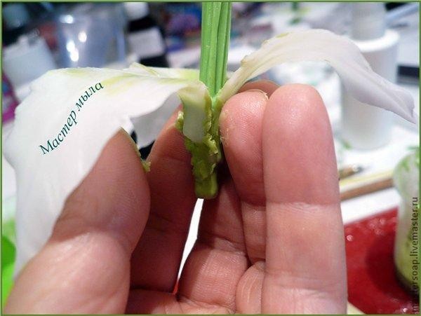 Мастер класс по изготовлению мыльной лилии: часть 5