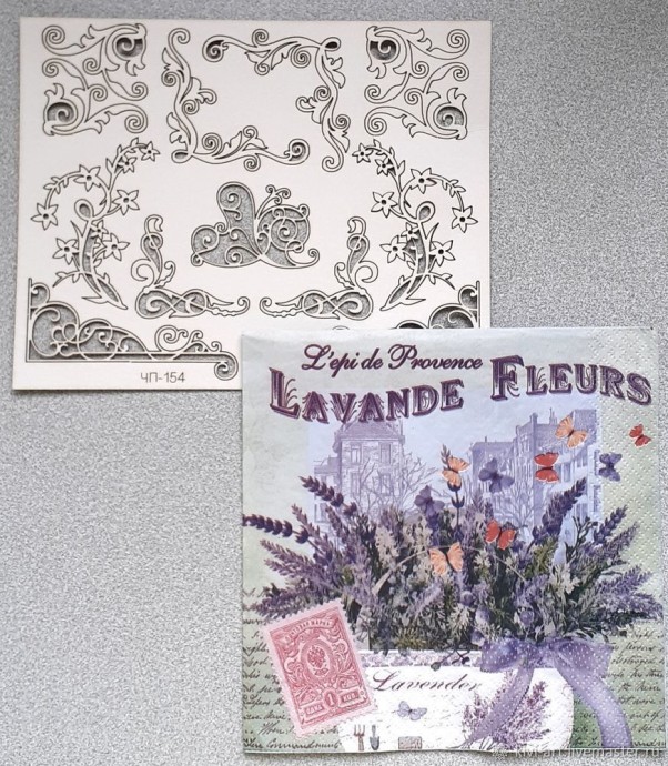 Декорируем часы "Экс-ан-Прованс": часть 1