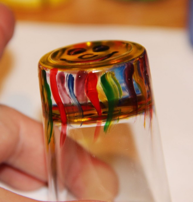 Как сделать радужные стопочки-улыбашки: часть 2