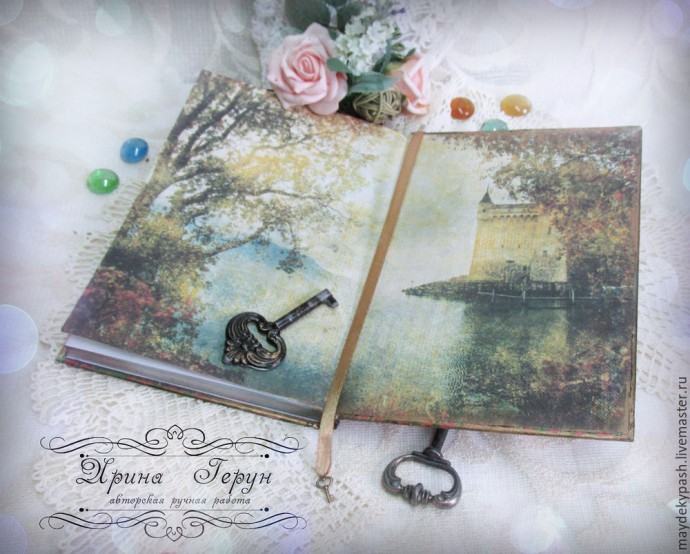 Процесс создания ежедневника "Тайна старого замка": часть 5