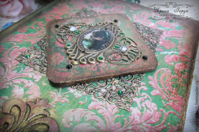 Процесс создания ежедневника "Тайна старого замка": часть 5