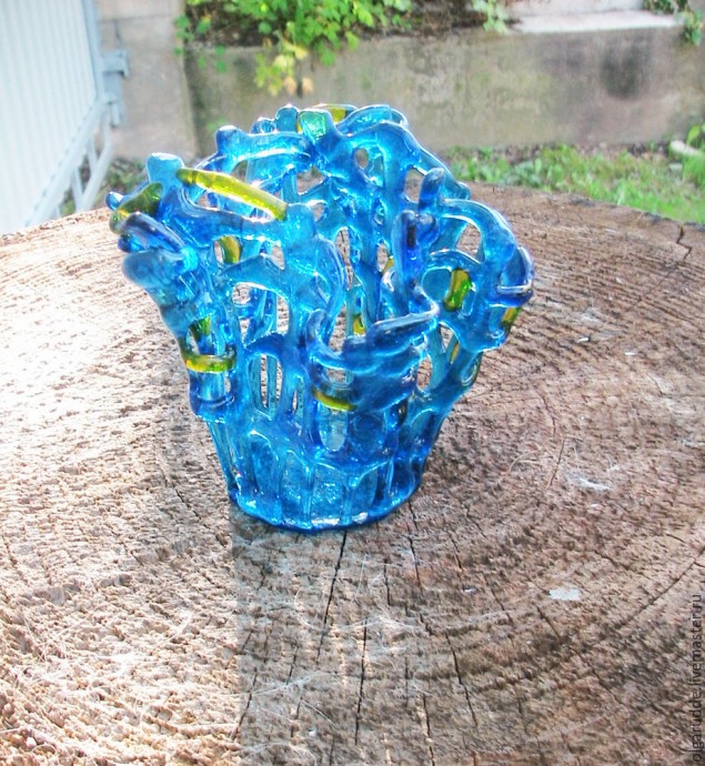 Создаем подсвечник из цветного стекла в технике фьюзинг: часть 4