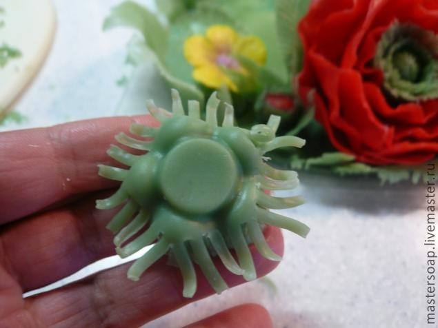 Мастер-класс мыльного букета "Цветочная поляна": часть 2