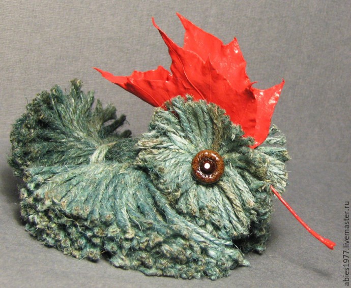 Мастерим райскую птичку из природных материалов: часть 2