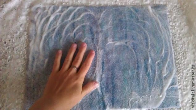 Валяный конверт - трансформер для новорождённого: часть 2