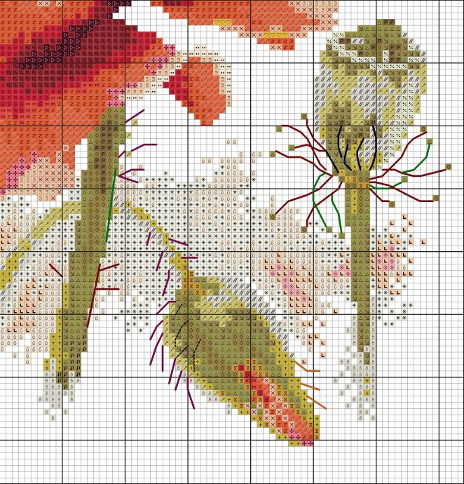 Вышиваем прекрасный мак