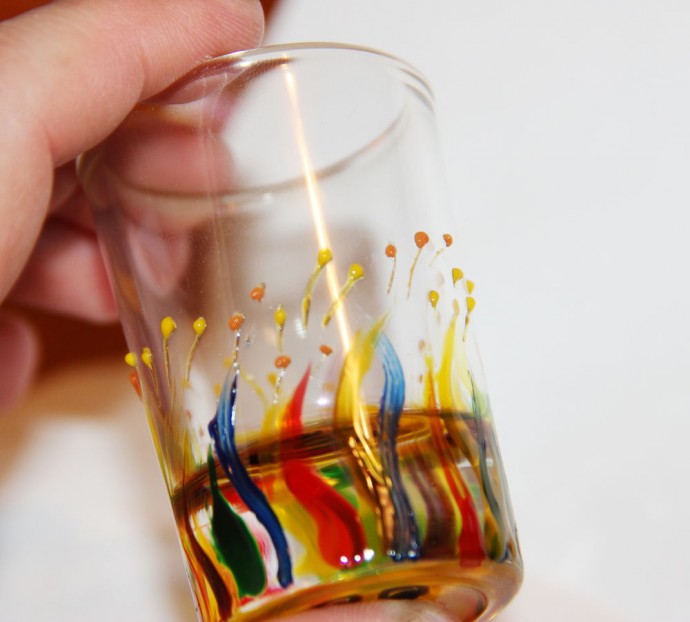 Как сделать радужные стопочки-улыбашки: часть 3