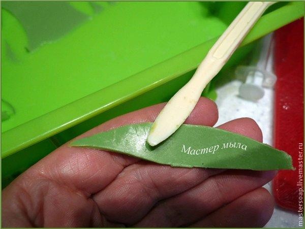 Мастер класс по изготовлению мыльной лилии: часть 5