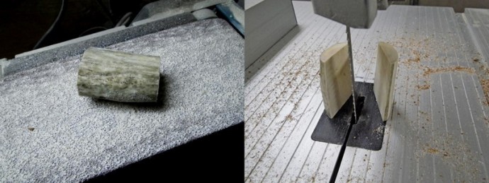 Изготовление галстука-боло из рога лося