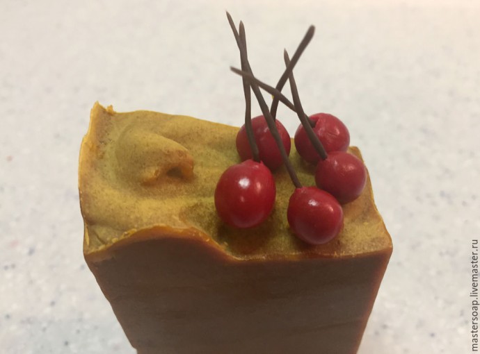 Мастер-класс по созданию мыла с нуля "Калинка-малинка": часть 3