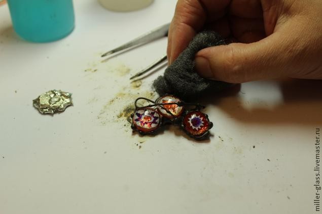 Фьюзинго-витражная брошь: часть 2