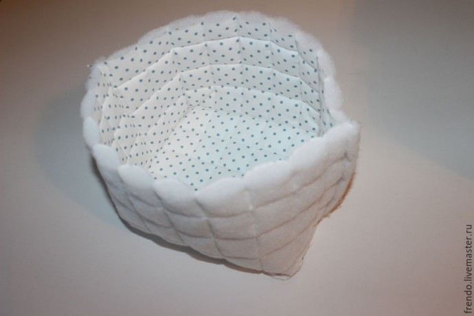 Шьем хлопковую корзину для мелочей