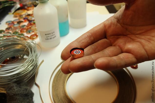 Фьюзинго-витражная брошь: часть 1