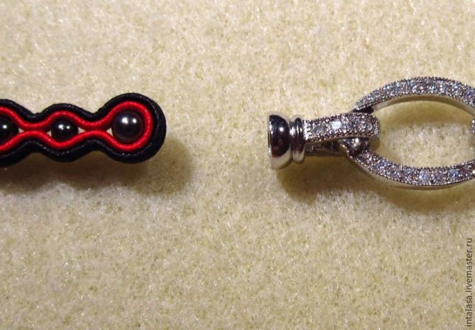 Создаем колье в технике сутажной вышивки: часть 5