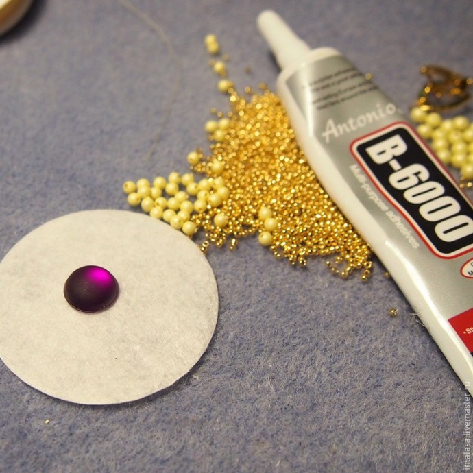 Делаем сережки в технике сутажной вышивки: часть 1