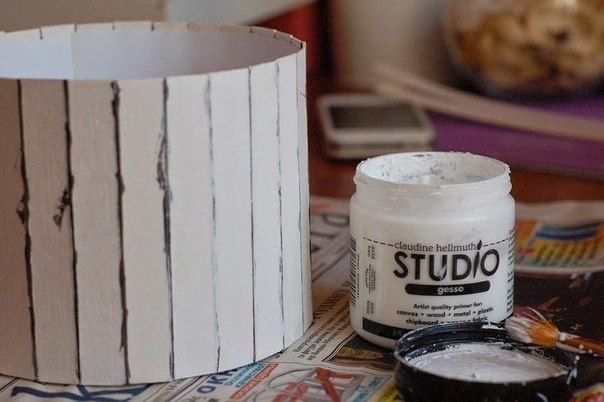 Бочонок из палочек для мороженого