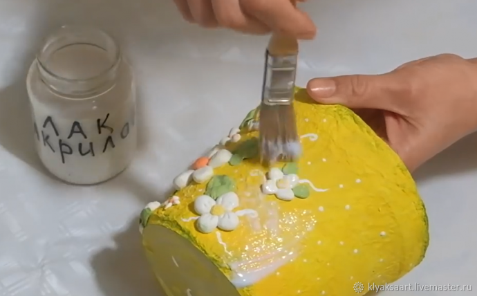 Мастерим сказочный горшок из пластикового ведерка